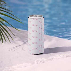 30A ハートスキニークージー | フロリダの春休みと夏のギフト | ローズマリービーチの水彩画に描かれたゴルフカートライドと夕日。アリスビーチ