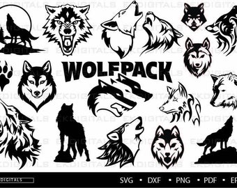Wolf Logo Etsy