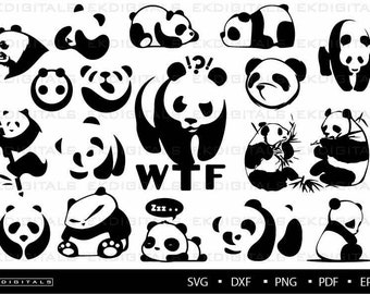 Download Panda Svg Bundle Etsy