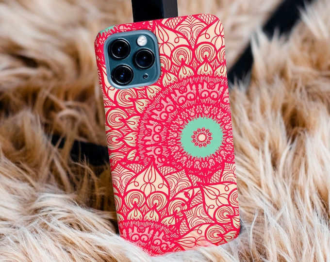 Mandala Phone Case | Google Pixel 6, Pixel 5, iPhone 13, 13 Pro Max, 12, 12 Mini, 11 Pro Max, 11, 8 Plus, X, XS, Galaxy S22, S21, S20, S10