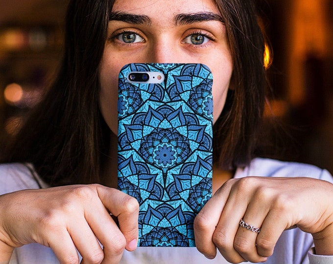 Tough Cases, Mandala Phone Case, Geometric Boho Aesthetic Phone Case, Protective Phone Covers, Heavy Duty Smartphone Cases, Strong Device
