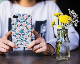 Mandala Phone Case | Google Pixel 6, Pixel 5, iPhone 13, 13 Pro Max, 12, 12 Mini, 11 Pro Max, 11, 8 Plus, X, XS, Galaxy S22, S21, S20, S10