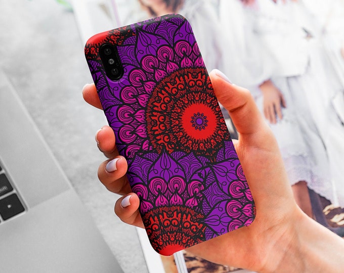 Mandala Phone Case | Google Pixel 6, Pixel 5, iPhone 13, 13 Pro Max, 12, 12 Mini, 11 Pro Max, 11, 8 Plus, X, XS, Galaxy S22, S21, S20, S10