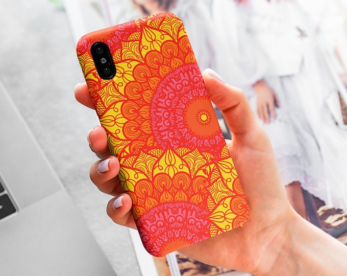 Mandala Phone Case | Google Pixel 6, Pixel 5, iPhone 13, 13 Pro Max, 12, 12 Mini, 11 Pro Max, 11, 8 Plus, X, XS, Galaxy S22, S21, S20, S10