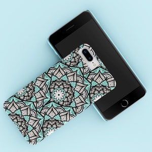 Mandala Phone Case | Google Pixel 6, Pixel 5, iPhone 13, 13 Pro Max, 12, 12 Mini, 11 Pro Max, 11, 8 Plus, X, XS, Galaxy S22, S21, S20, S10