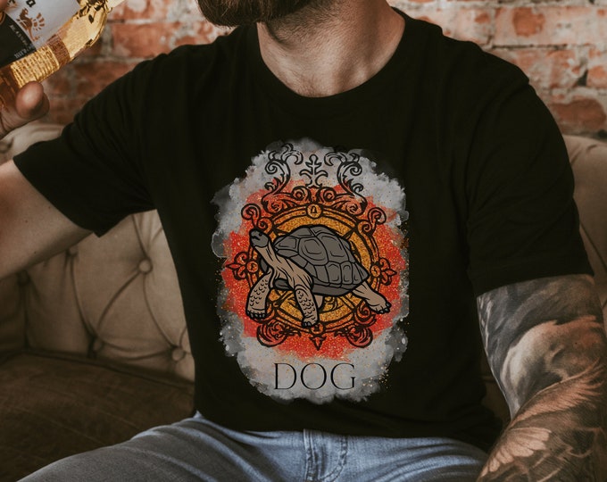 Elden Ring Dog Tee | Pope Turtle Miriel T-Shirt | Unisex Dark Souls Shirt | Dog Turtle Shirt | Gamer T-Shirt