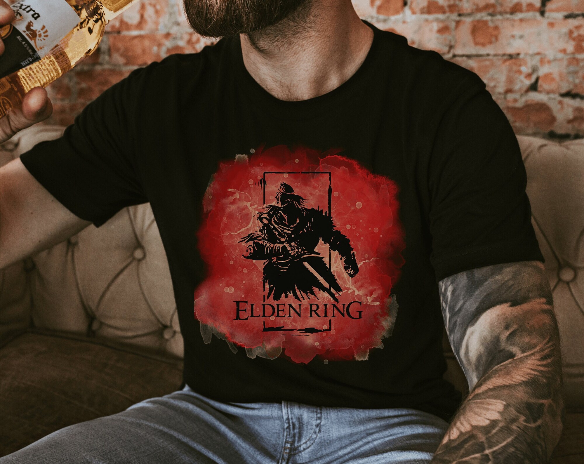Discover Elden Ring Tarnished Shirt | Elden Ring T-Shirt | Unisex Dark Souls Shirt