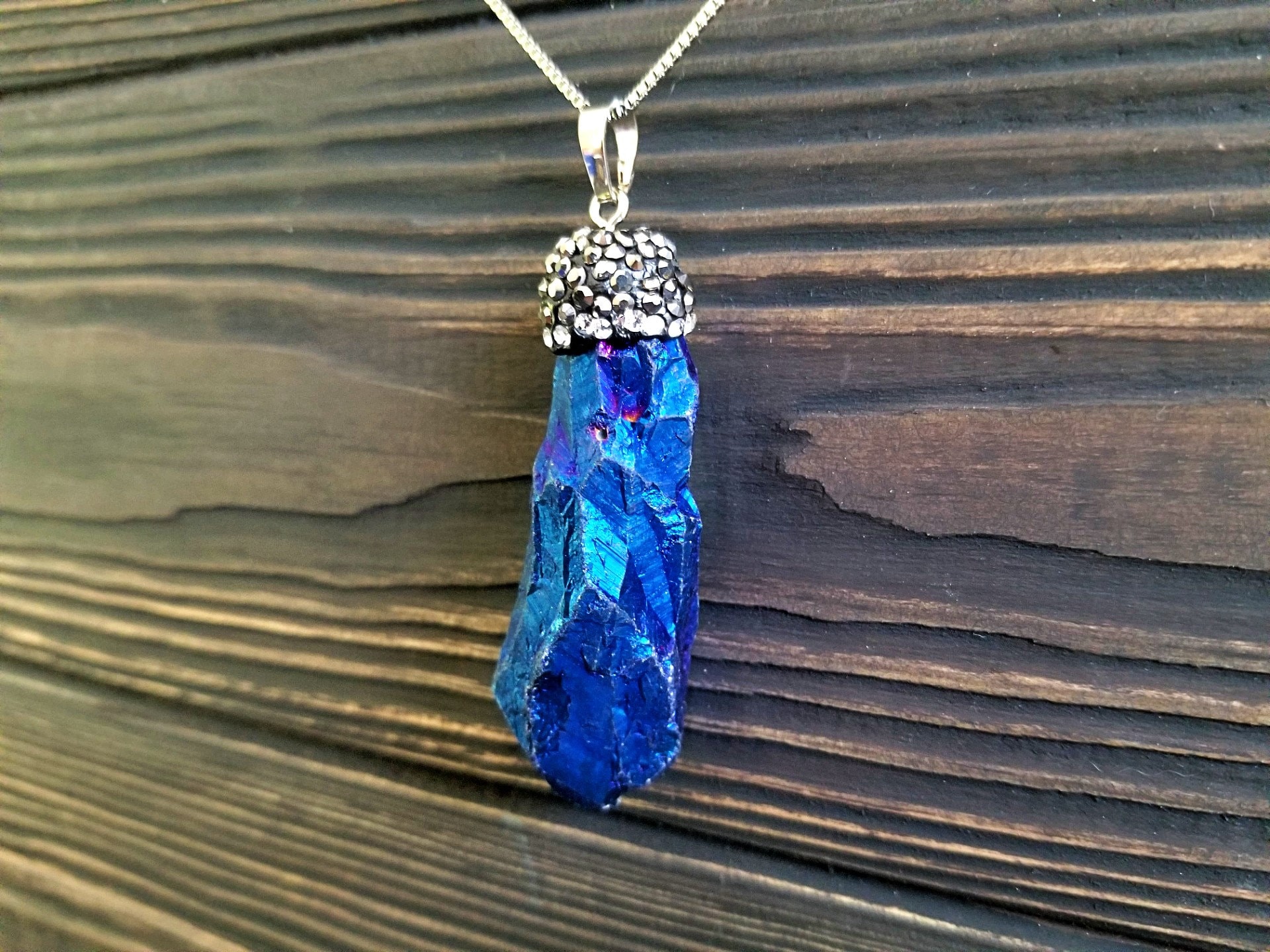 Crystal Pendants Layer Necklace