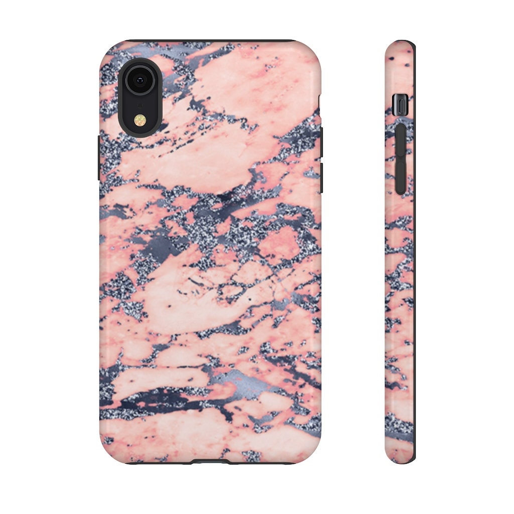 Tumblr Pink Marble, Phone Case iPhone XR