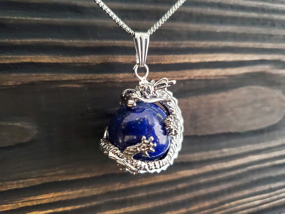 Lapis Lazuli Dragon Pendant Lapis Lazuli Dragon Pendant