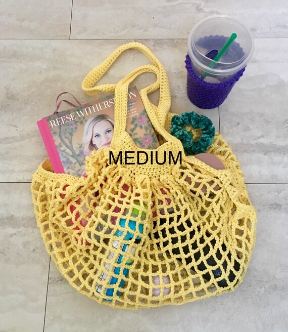 etsy crochet market bag