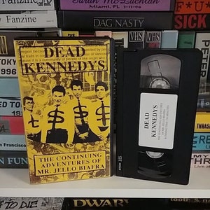 Dead Kennedys VHS The Continuing Adventures Of Mr Jello Biafra Punk Rock Live