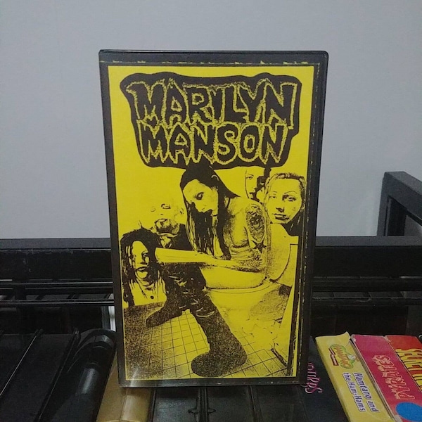 Marilyn Manson VHS Live 1995 Austin TX Heavy Metal Rock Goth Concert