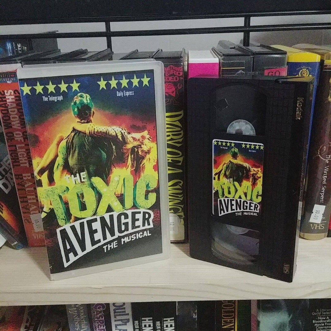 Toxic Avenger the Musical VHS Troma Horror Etsy