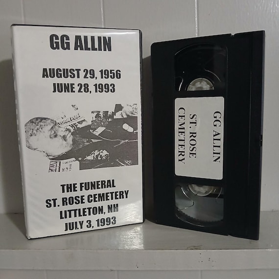 GG Allin VHS 07/03/1993 the Funeral Jabbers Antiseen Punk Rock - Etsy