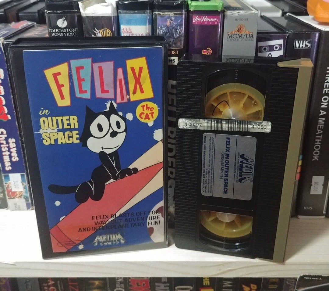 Mega Rare Felix the Cat in Outer Space VHS Media 1984 Cut Box Etsy