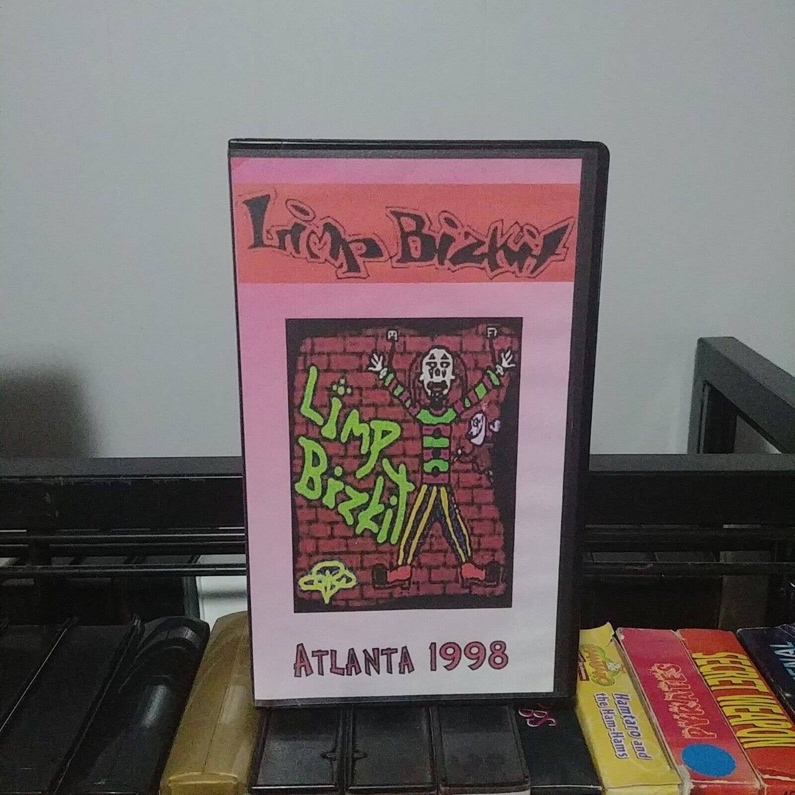 Limp Bizkit VHS Live Atlanta 1998 Heavy Metal Nu Metal Rock