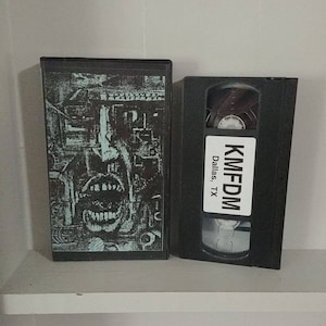 KMFDM Live Dallas TX 1990 VHS Industrial Metal