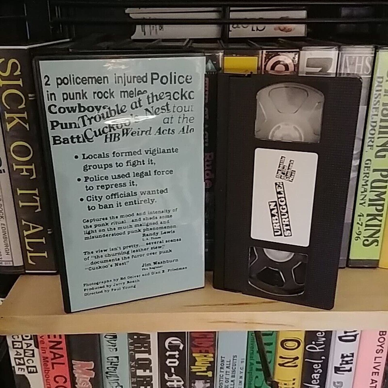 Urban Struggle the Battle of the Cuckoo's Nest VHS Punk Rock