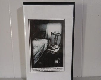 Punk VHS Spazz His Hero Is Gone Black Army Jacket Hardcore Atom & His Package