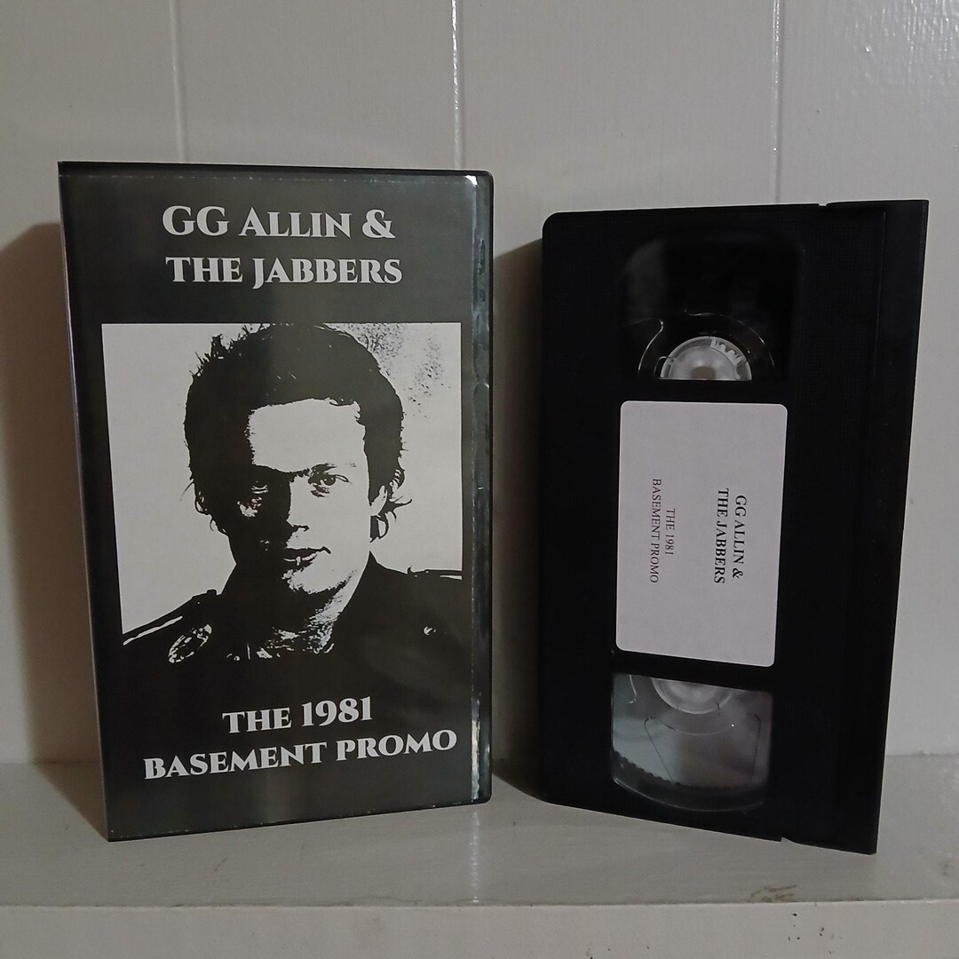 GG Allin & the Jabbers VHS 1981 Basement Promo Punk Rock Video