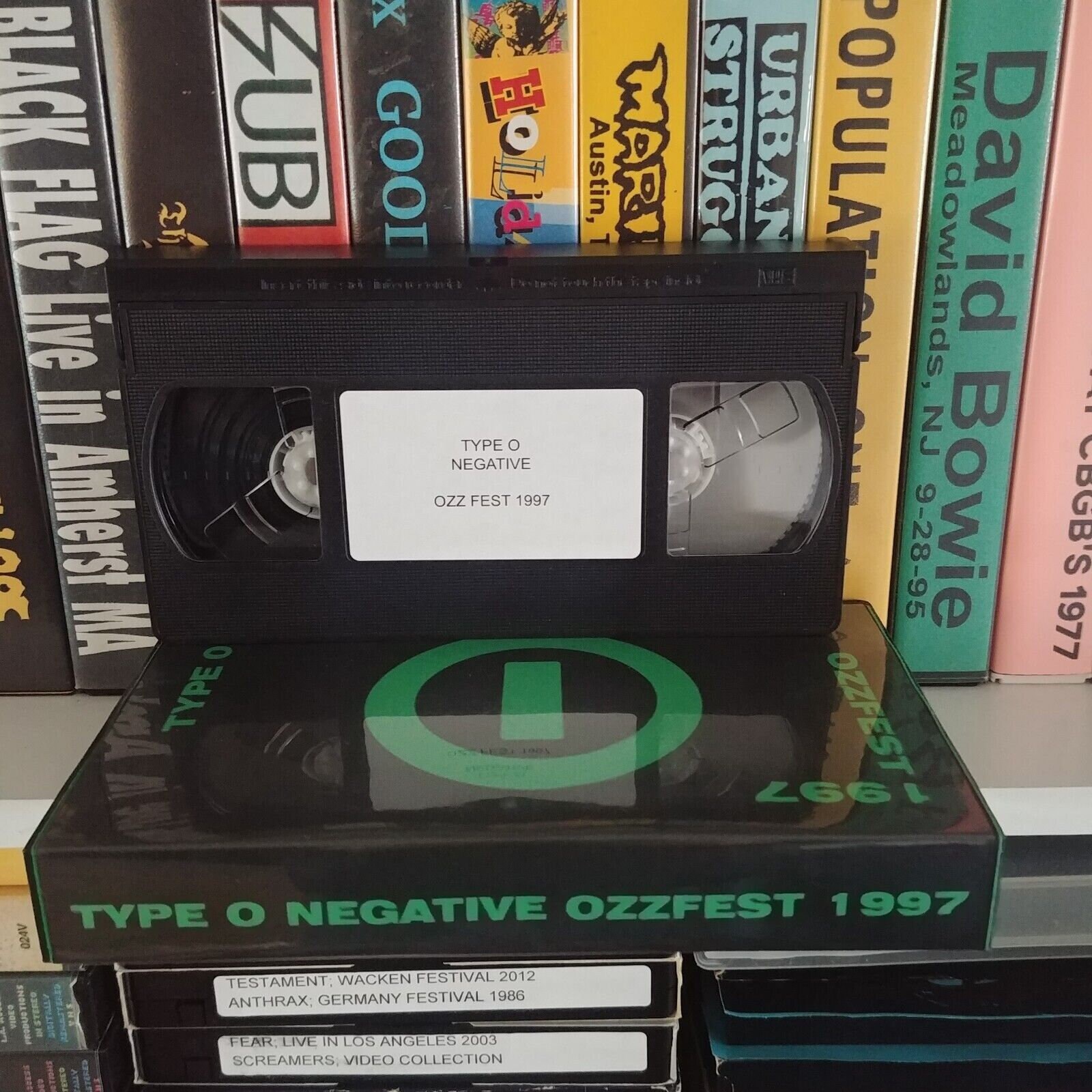 Type O Negative VHS Ozzfest 1997 Live Goth Rock Metal Concert Ozz