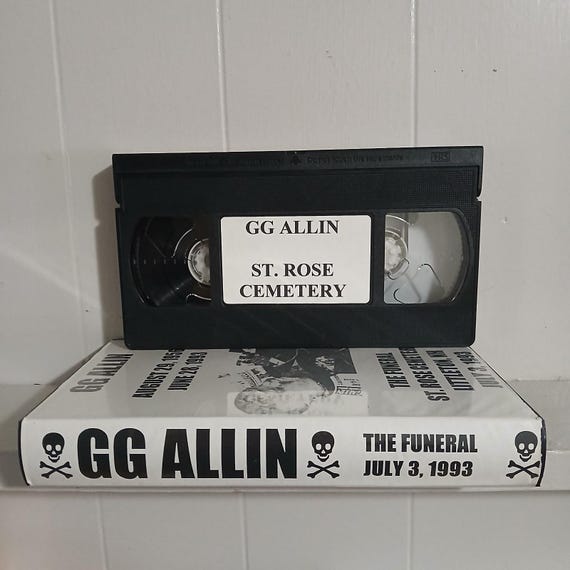 GG Allin VHS 07/03/1993 the Funeral Jabbers Antiseen Punk Rock - Etsy