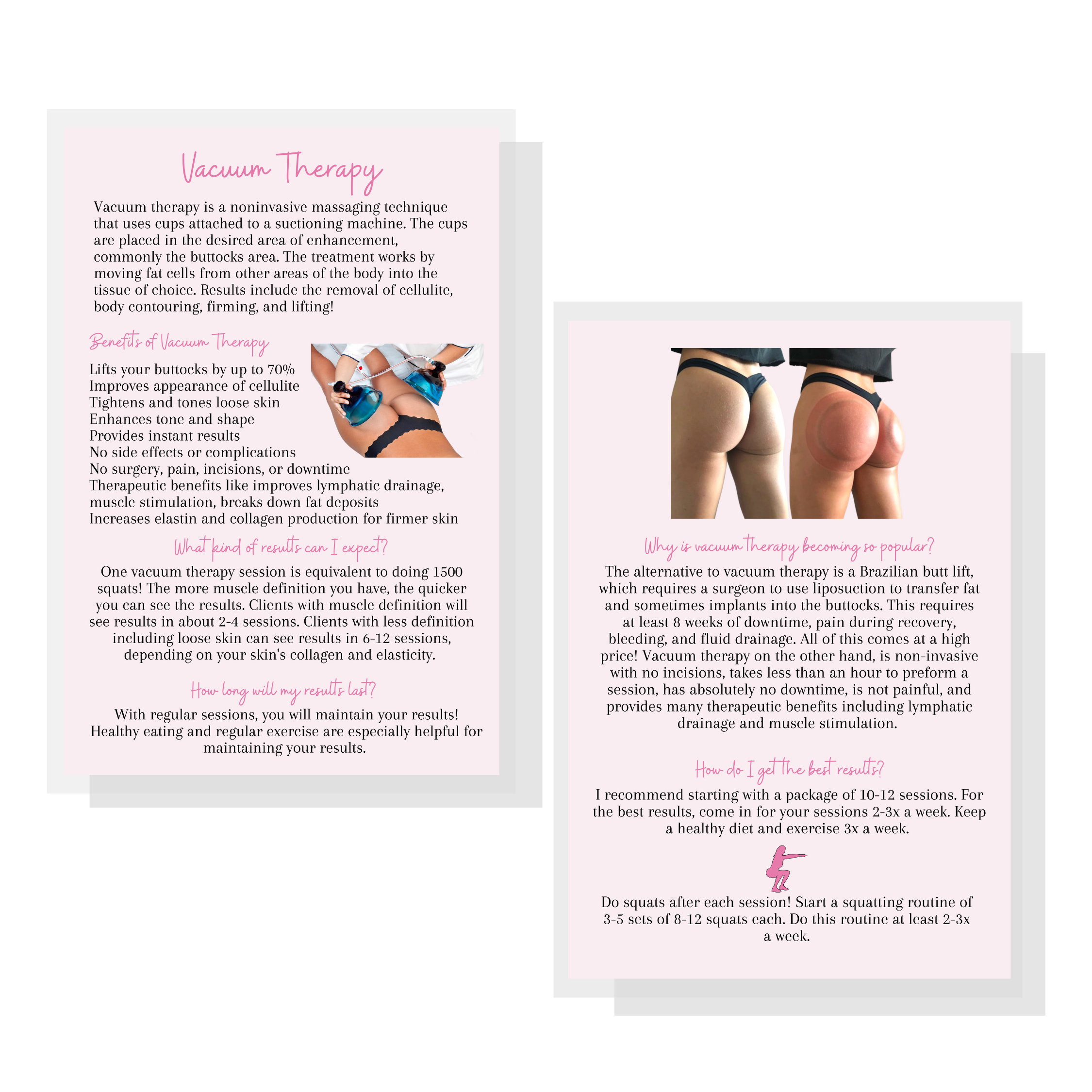 Vacuum Therapy Butt Cupping Faq Information Cards Physical Etsy Vacuum Therapy Butt Cupping Faq Information Cards Physical Etsy