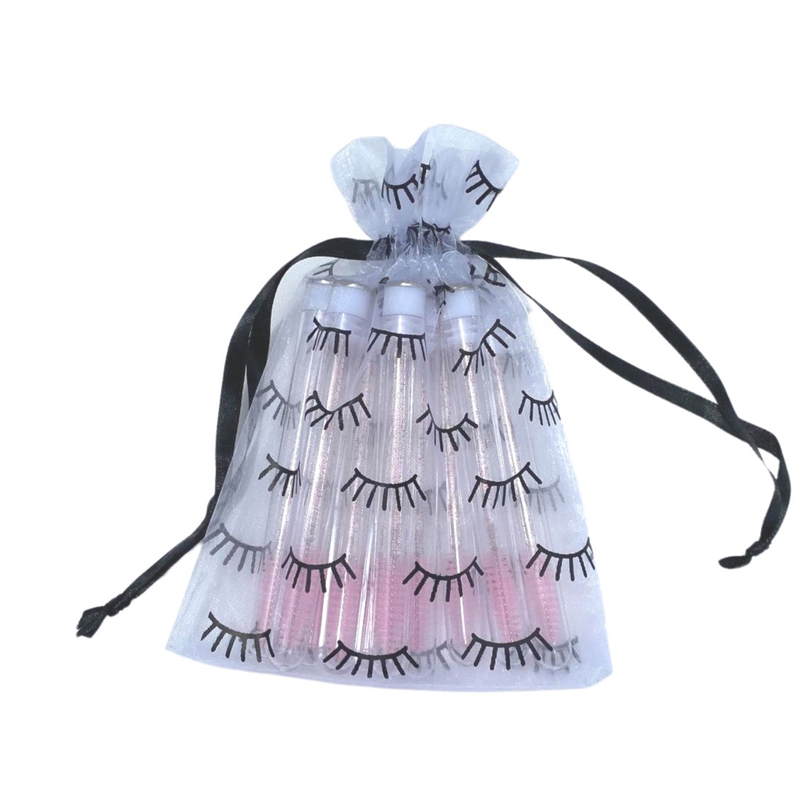 Lash Print Organza Bag Size 5x7 Inch Lash Aftercare Etsy UK