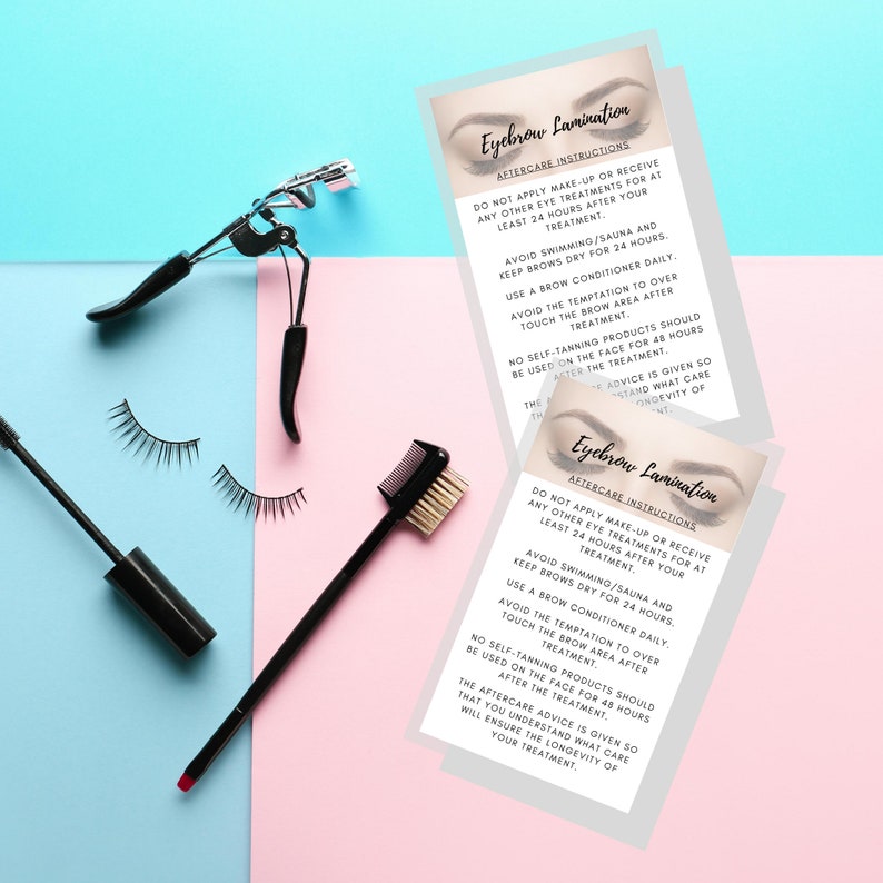 Brow Lamination Aftercare Kits at Colin Cobb blog
