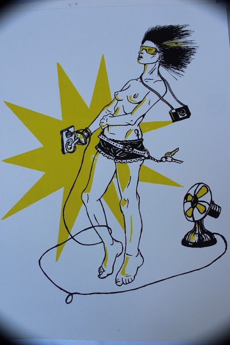 Shocking! Silk Screen Print