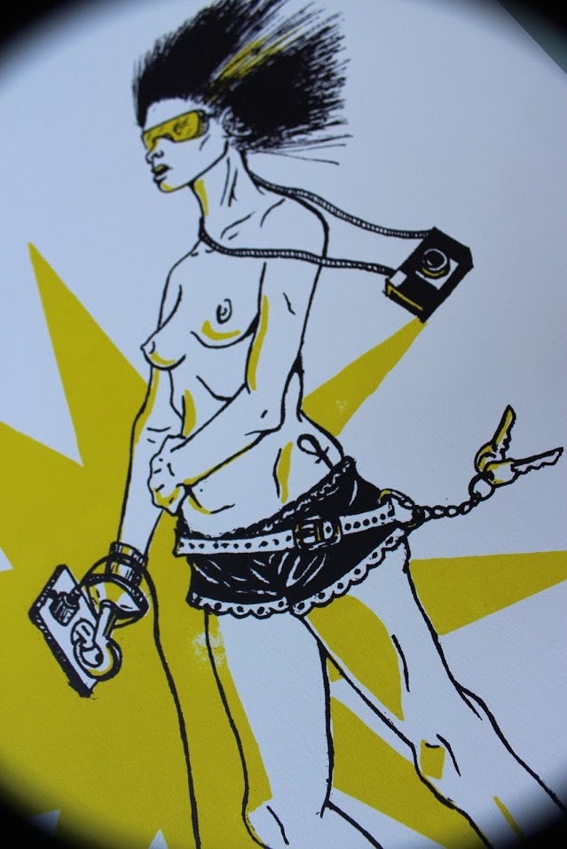 Shocking! Silk Screen Print