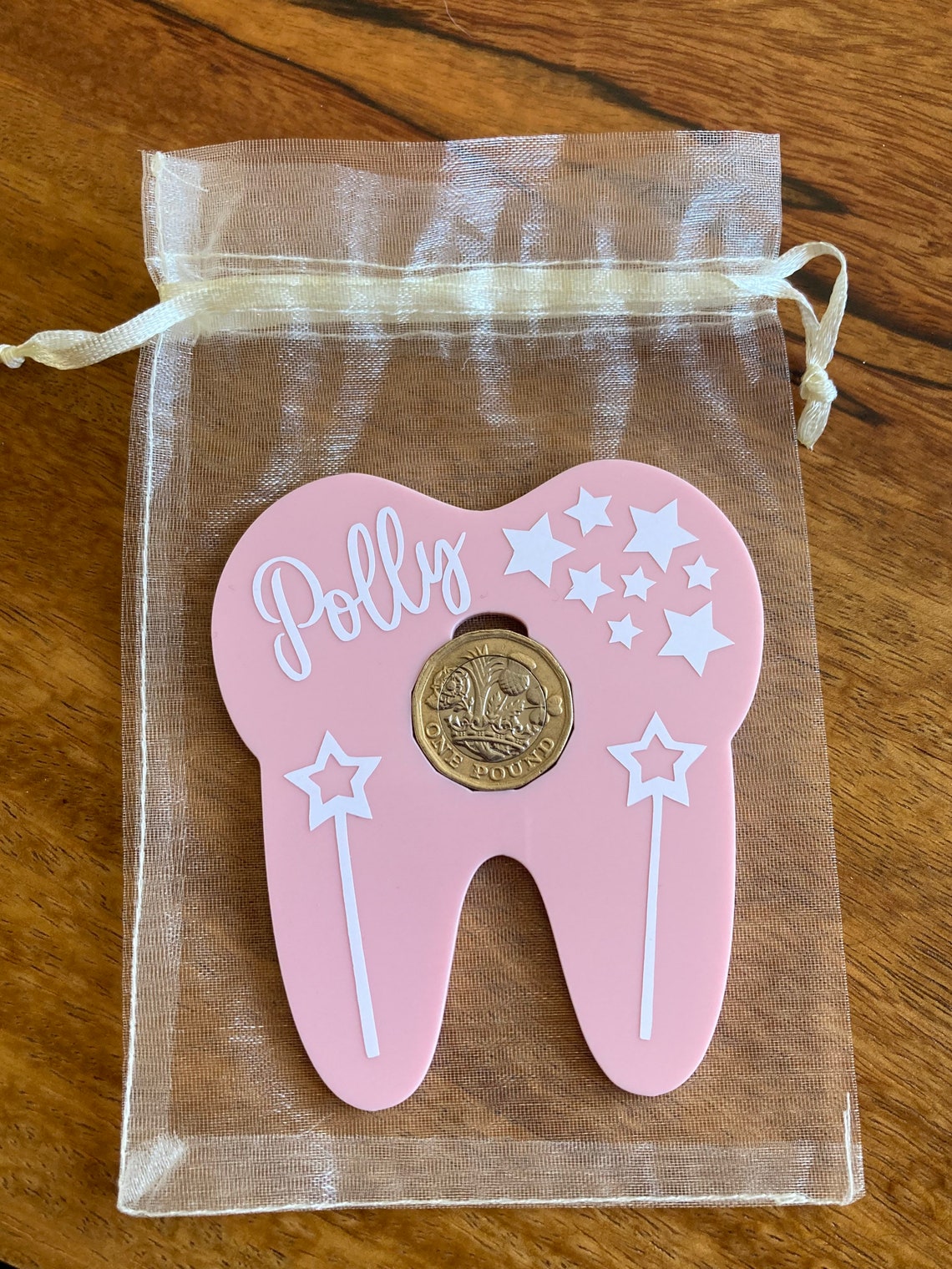 Personalised Tooth Fairy Coin Holder Etsy