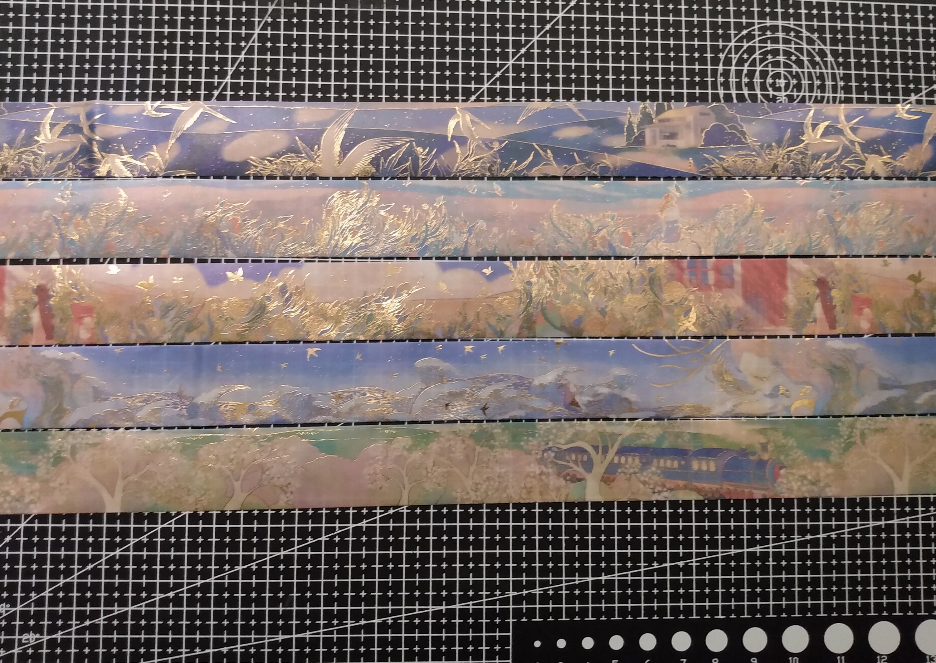 Afterglow Gilded Washi Tape Set