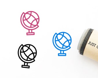 16mm Earth Stamp Globe Stamp S271 Planner Stamp 20mm Mini Stamps Tellurion Rubber Stamp 16mm Earth Stamp Globe Stamp S271 Planner Stamp 20mm Mini Stamps Tellurion Rubber Stamp