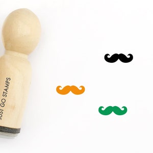 Carimbo de borracha para bigode - Carimbo de borracha Φ16mm/20mm/25mm - Carimbo para bigode