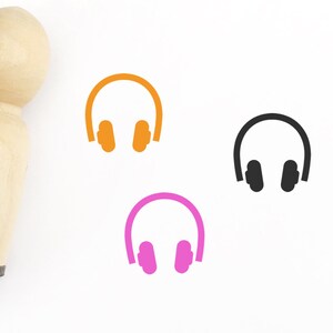 Sello de goma para auriculares - Sello de goma de Φ16 mm/20 mm/25 mm - Sello de música - Sello de auriculares - Sello de audífonos