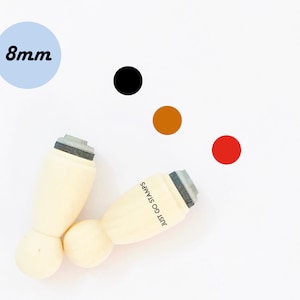 Tampon point - Mini tampon Φ8 mm - Tampon rond