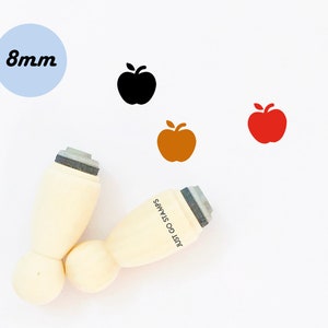 Appelstempel - Φ8 mm ministempel - appelstempel - fruitrubberstempel