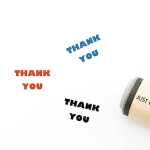 Thank You Rubber Stamp - Φ16mm/20mm/25mm Rubber Stamp - Planner Stamp - Words Stamp