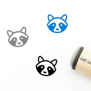 Tampon raton laveur - 16 mm/20 mm/25 mm - Tampon raton laveur - Tampon animal