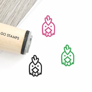 Timbre de poulet -Φ16mm/20mm/25mm Tampon en caoutchouc - Tampon d’options de repas - Menu fête de mariage Animaux d’alimentation - Timbre planificateur