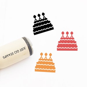 Carimbo de borracha para bolo de aniversário - Carimbo de borracha Φ16mm/20mm/25mm - Carimbo de borracha para bolo - Carimbo feito à mão
