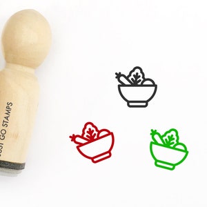 Salat Stempel - Φ16mm/20mm/25mm Stempel - Gemüsesalat Stempel