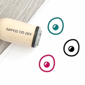 Avocado Rubber Stamp - Φ16mm/20mm/25mm Rubber Stamp - Fruit Stamp