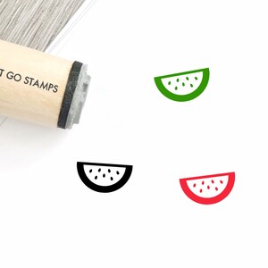 Sello de goma de sandía - Sello de goma de 16 mm / 20 mm / 25 mm - sello de fruta