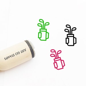 Golf Stempel - Φ16mm/20mm/25mm Stempel - Golf natürlich Stempel - Sport Stempel