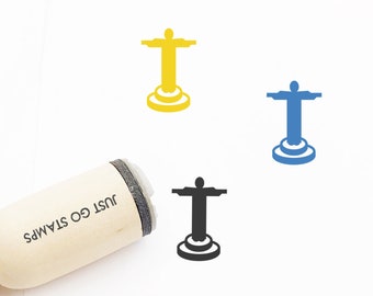 Crucifixion Rubber Stamp - Φ16mm/20mm/25mm Rubber Stamp - Church Stamp - Bible Stamp