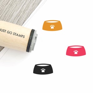 Timbro di gomma per alimenti per animali domestici - - 20mm/25mm Rubber Stamp - Timbro per alimenti per alimenti per alimenti per animali - Dog Food, Cat Food Stamp