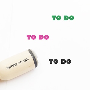 Pour faire tampon en caoutchouc - Φ16mm/20mm/25mm Tampon en caoutchouc - Timbre Todo - Timbre planificateur